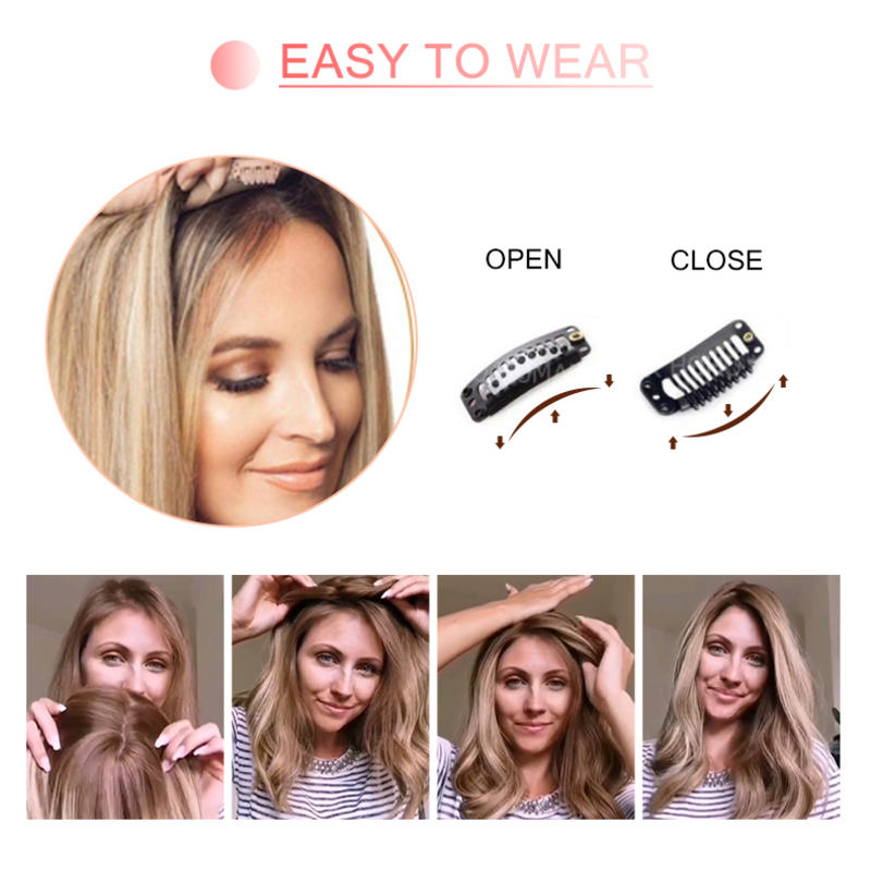 ⚡ Final Hours –🌷2026 New Lightweight & Breathable Wavy Hair Topper🐤