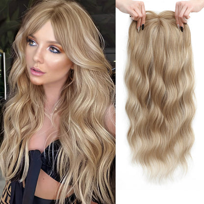 ⚡ Final Hours –🌷2026 New Lightweight & Breathable Wavy Hair Topper🐤