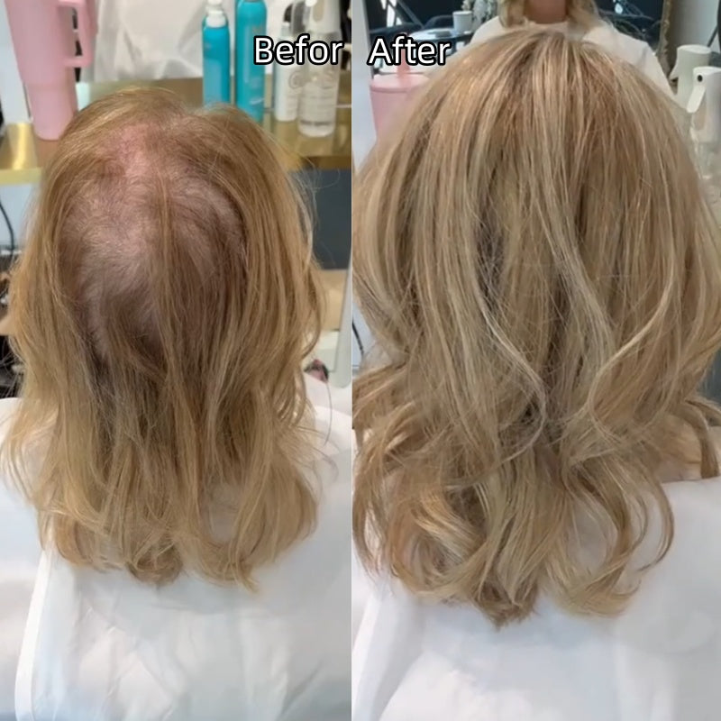 ⚡ Final Hours –🌷2026 New Lightweight & Breathable Wavy Hair Topper🐤